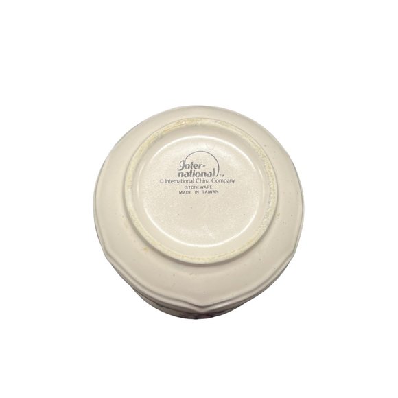 Vintage International China Stoneware Jelly/Jam Jar Pink with a Floral Motif - Picture 7 of 7